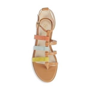 ✨NIB✨ SEYCHELLES Contribution Pastel Multi Color Suede Sandal US 7.5M & 8M